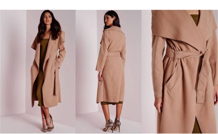 missguided waterful coat